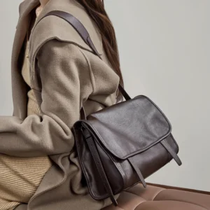 cowhide genuine leather satchel side shoulder bags for women 2025 luxury designer messenger totes work ladies handbags