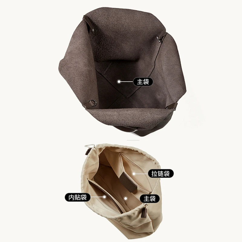 cowhide genuine leather large soft shoulder tote bags for women 2026 luxury designer hobo shopper work ladies handbags