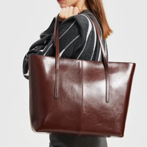 cowhide genuine leather large tote bags for women 2026 luxury designer commuter shoulder bags shopper ladies handbags