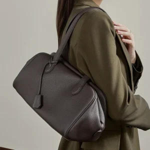 cowhide genuine leather underarm shoulder bags for women 2025 luxury designer pillow satchel work tote ladies handbags