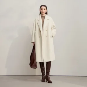 Fur Coat 2025 Winter New Minimalist Double Breasted Women's Fur Coat Loose Warm Elegance Versatile Fur Jacket Long 12524034