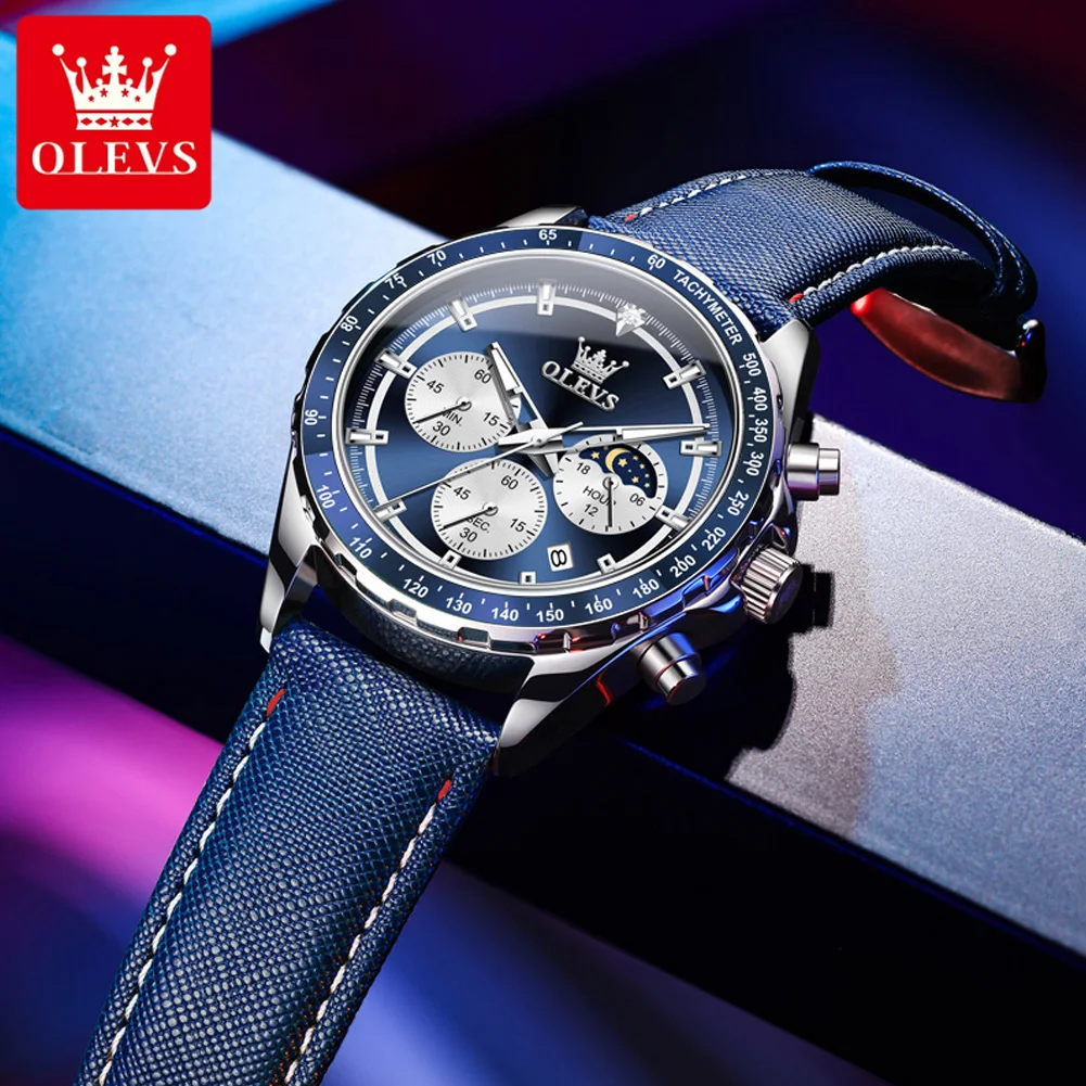 Watches For Man Top Brand Young Fashion Original Quartz Wristwatch Waterproof Leather Starp Luminous Reloj Hombre 