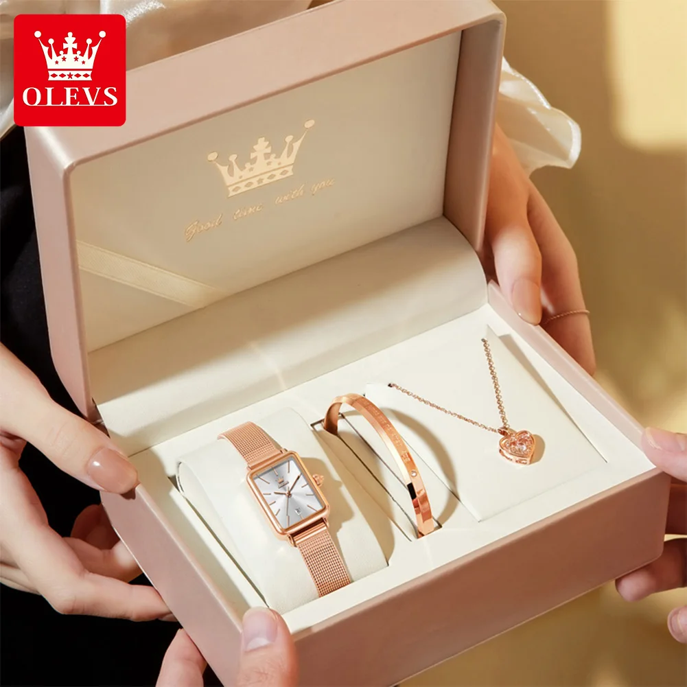 Women New Watch Casual Fashion Quartz Wristwatch Waterproof Luminous Date Square Watch Ladies Gifts Reloj