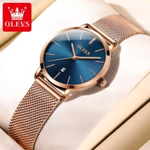New Rose Gold White Women Watch Casual Quartz Watches Ladies Top Brand Female Wrist Watch Girl Clock