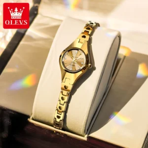 Women Watches Original Brand Elegant Tungsten Steel Quartz Watch Waterproof Luminous Ladies Watch Box High Quality