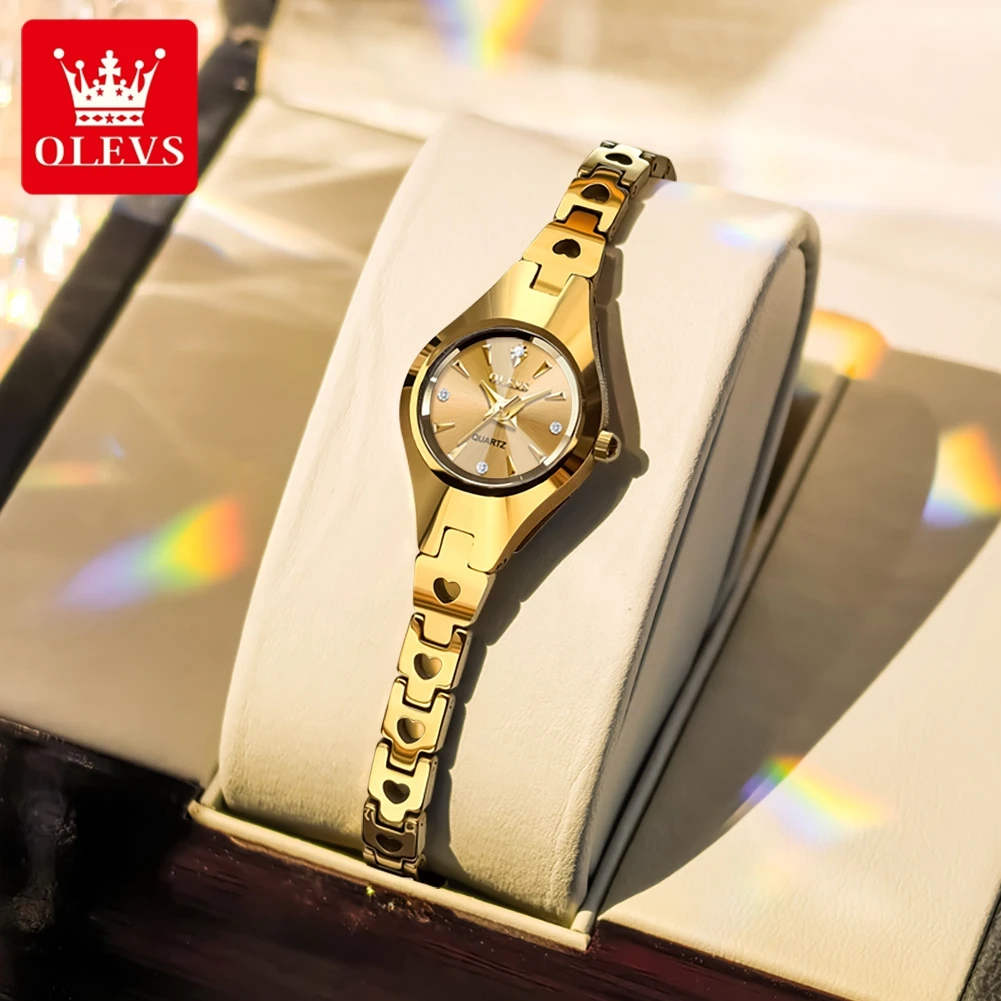 Women Watches Original Brand Elegant Tungsten Steel Quartz Watch Waterproof Luminous Ladies Watch Box High Quality