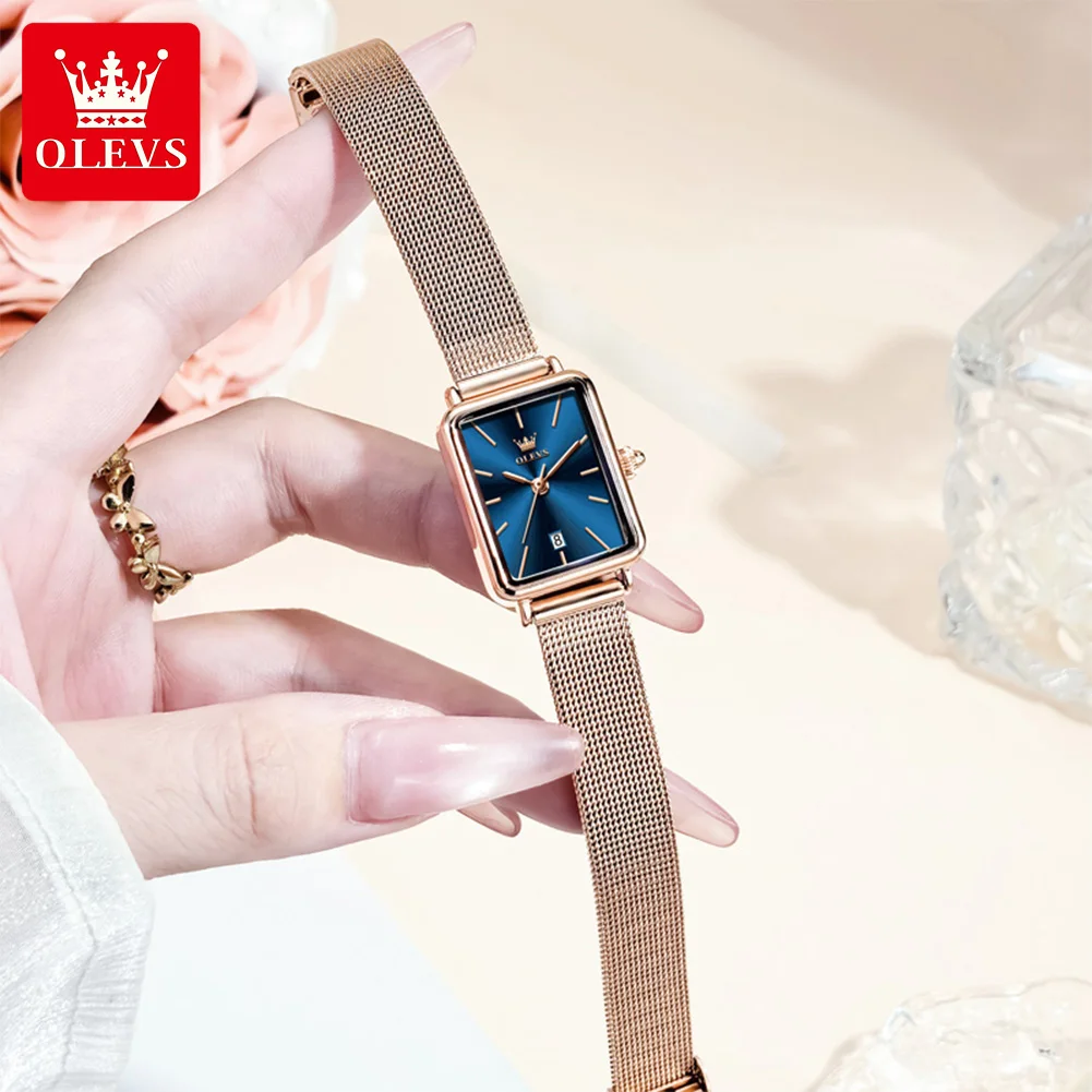 Women New Watch Casual Fashion Quartz Wristwatch Waterproof Luminous Date Square Watch Ladies Gifts Reloj - Image 2