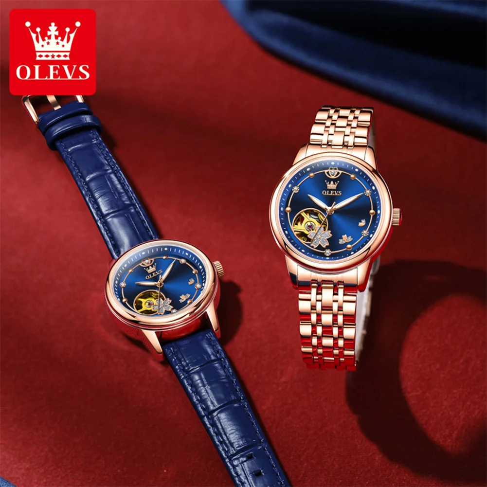 Women Watches Luxury FashionAutomatic Mechanical Watch Stainless Steel Waterproof Watches For Women Gifts Box New - Image 4