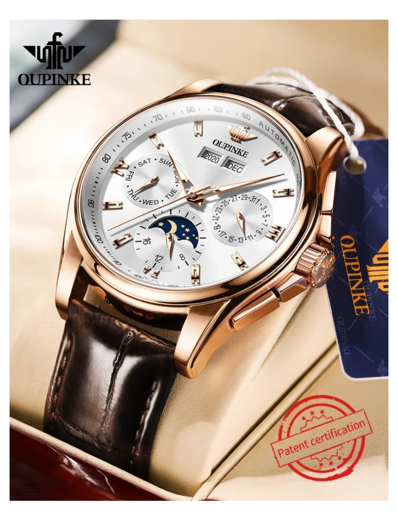 Men's Watches Top Brand Automatic Mechanical Watches Man Waterproof Sapphire Mirror Luxury Watch for Men Daily Dress