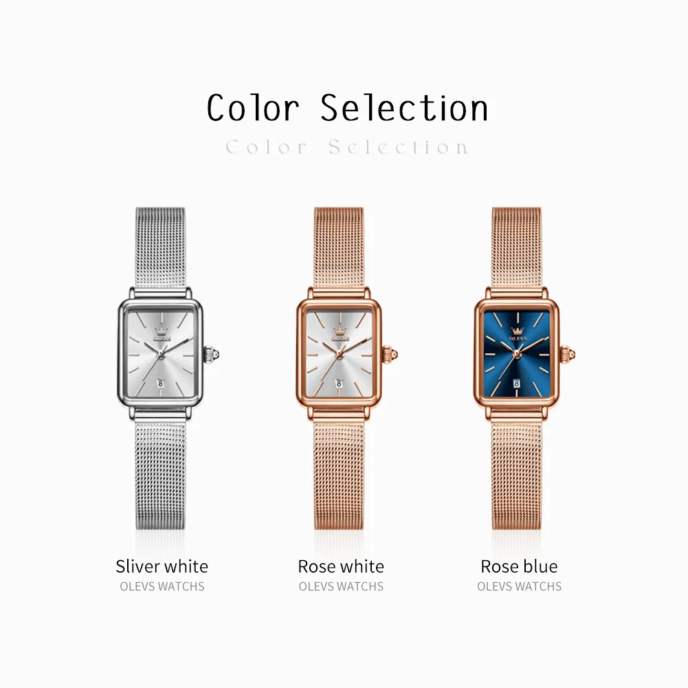 Women New Watch Casual Fashion Quartz Wristwatch Waterproof Luminous Date Square Watch Ladies Gifts Reloj - Image 4